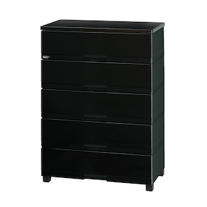 天馬｜フィッツプラスプレミアム　幅75cm　5段（プレミアムブラック）｜FP7505/BK(PREMIUM)
