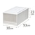 �V�n�b�y2�g�z�t�B�b�c�P�[�X �N���[�[�b�g ��30�~���s53�~����23cm�i�z���C�g�N���A�j�b53-30M-2