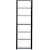 田窪工業所｜トールワゴン High100（マットブラック・幅10.6×奥行57.7×高さ165.4cm）｜TKB-NWH-100K