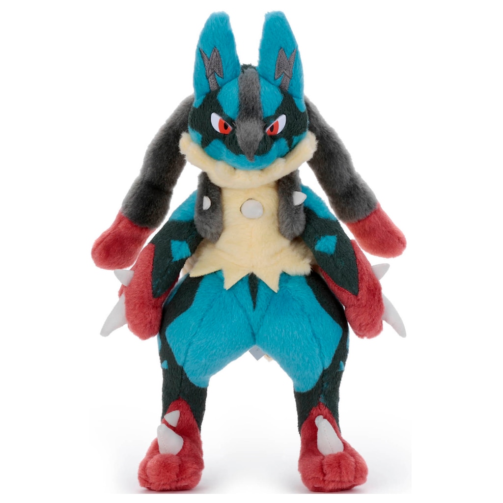 新品タグ付　メガルカリオ　ぬいぐるみ　ポケモンセンター　タカラトミー ポケモン／キミにきめた！ポケモンゲットぬいぐるみ