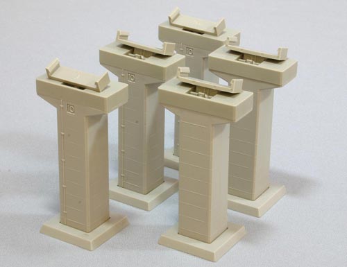 TOMIX 3017 PC水平橋脚（５本セット） ニュー高架ビームSMＬ TOMIX 3017 PC水平橋脚（5本セット） ニュー高架ビームSML