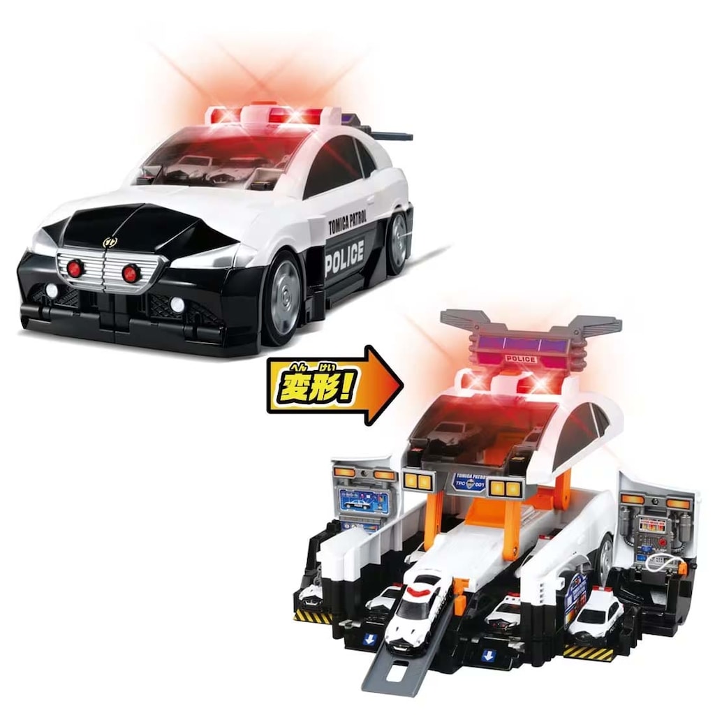 ビッグに変形！デカパトロールカー | タカラトミー | トミカ