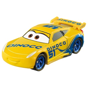 タカラトミー｜カーズ トミカ C-06 クルーズ・ラミレス（DINOCOレーシングタイプ）｜ﾄﾐｶｶｰｽﾞ C-06 ｸﾙｰｽﾞﾗﾐﾚｽ DINCOﾚｰｼﾝｸﾞ