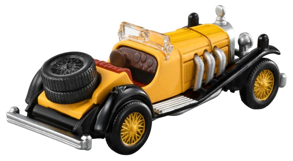 ルパン三世　ミニカー　メルセルスベンツ　PA-62 日本製 ポピー ルパン三世 メルセデスベンツSSK PB-62 超合金