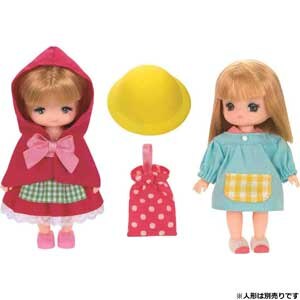 リカちゃん Lw 23 ミキちゃんマキちゃんドレスセット あかずきんちゃん スモック Joshin Webショップ 通販 タカラトミー リカ ドレス Lw 23ミキマキa S