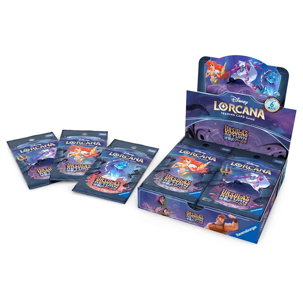 ディズニー ロルカナ 逆襲のアースラ 1カートン ディズニー・ロルカナ・TCG 日本語版 ブースターパック 逆襲