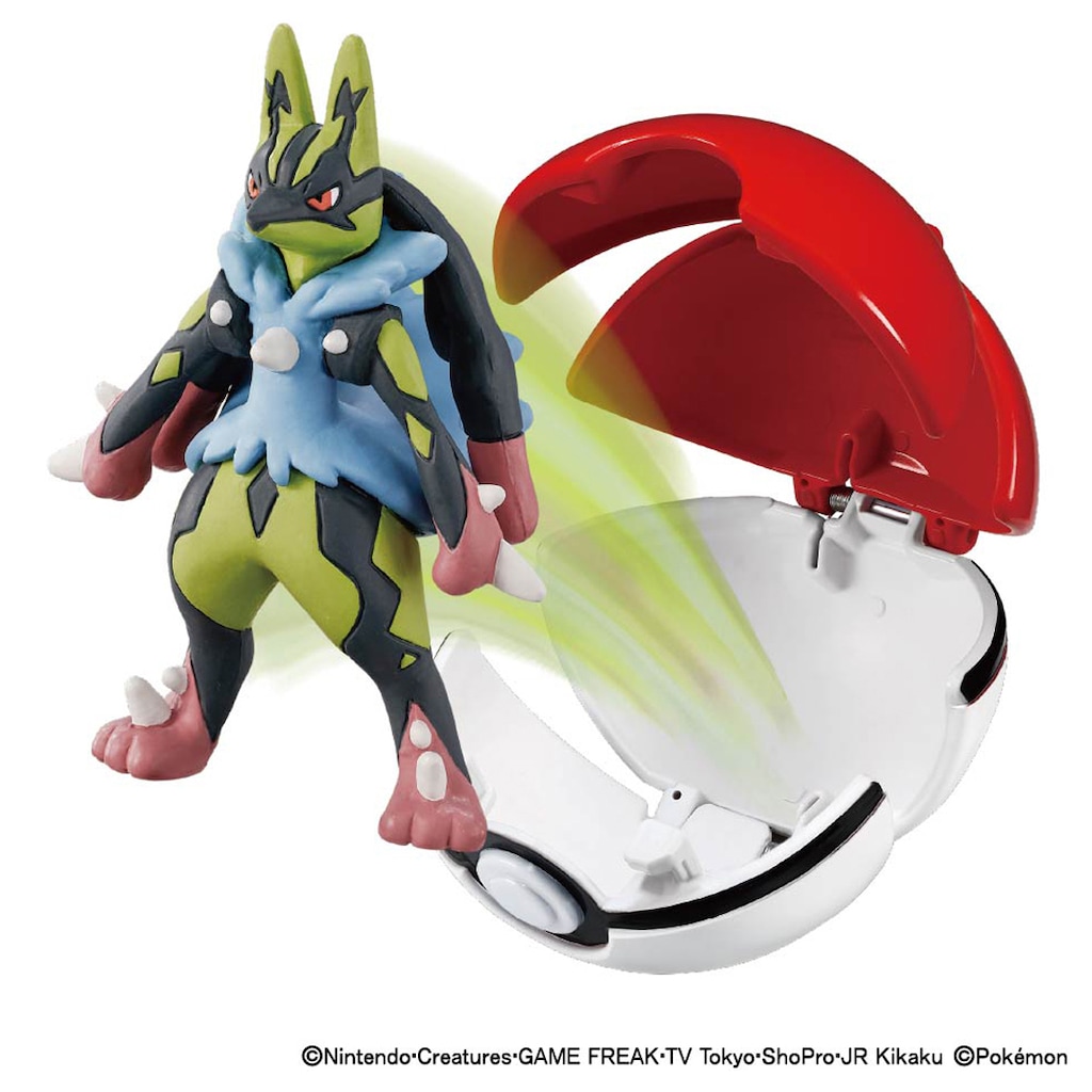 モンコレ ポケデルゼ 黄色いメガルカリオ(モンスターボール