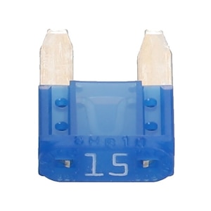 ミニ平型ヒューズ　15A 約 11×16×4mm 15A×5個入
