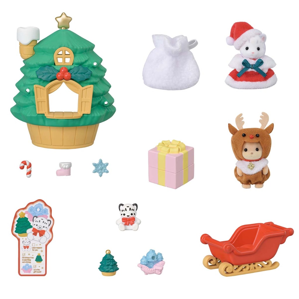 シルバニアファミリー 赤ちゃんサンタのクリスマスツリーハウス