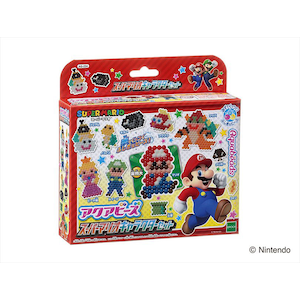 エポック社｜アクアビーズ　スーパーマリオ キャラクターセット｜AQ-234ｱｸｱBﾏﾘｵｷｬﾗｸﾀｰｾ