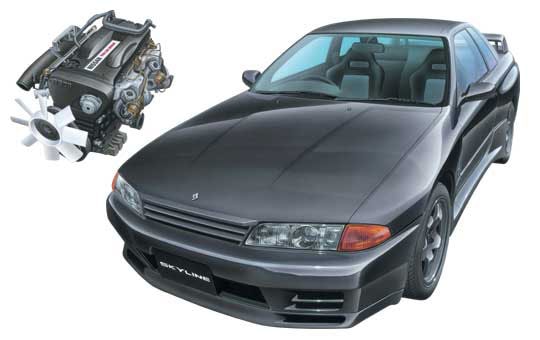 アオシマ　GT-R32 パトカー　1/24 完成品 1/24 ニッサン BNR32 スカイラインGT-R パトロールカー '91