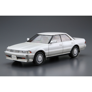 アオシマ｜1/24 ザ・モデルカー No.63 トヨタ GX81 マークII 2.0 グランデツインカム24 ’88【59241】｜ABK 59241 MC63 GX81 ﾏｰｸII ｸﾞﾗﾝﾃﾞﾂｲﾝｶﾑ24