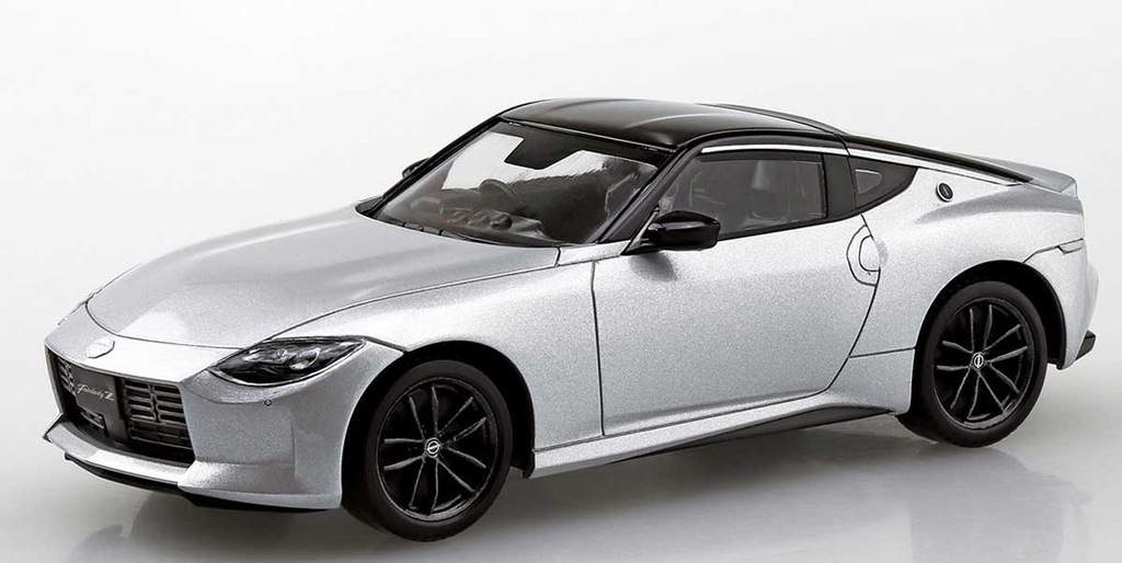 シルバー 自動車模型 NISSAN SKYLINE GT-R (BNR32) (RS Watanabe 8 spoke) ガン