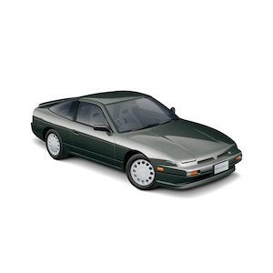 アオシマ｜1/24 ザ・モデルカー No.88 ニッサン RS13/RPS13 180SX TYPE II '89/'91【64894】｜ABK 64894 ﾆｯｻﾝRS13/RPS13 180SX