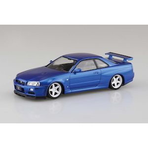 1/32 ザ・スナップキット No.11-SP1 ニッサン R34スカイラインGT-R カスタムホイール(ベイサイドブルー)【66300】