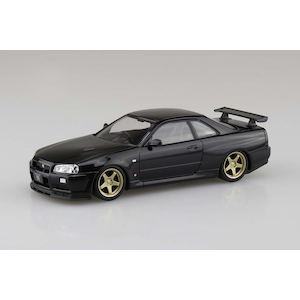 1/32 ザ・スナップキット No.11-SP2 ニッサン R34スカイラインGT-R カスタムホイール(ブラックパール)【66317】