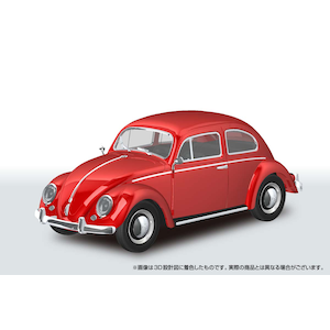アオシマ｜1/32 楽プラ スナップキット No.20-RR フォルクスワーゲン ビートル(ルビーレッド)【68014】｜ABK 68014 No.20-RR ﾌｫﾙｸｽﾜｰｹﾞﾝ