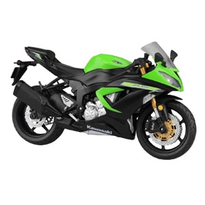 1/12 完成品バイク Kawasaki Ninja ZX-6R 2014 （ライムグリーン）【97748】