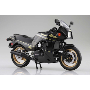 【再生産】1/12 完成品バイク KAWASAKI GPz900R 黒/金