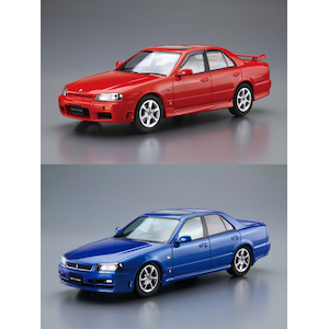 �A�I�V�}�b1/24 �U�E���f���J�[ No.98 �j�b�T�� ER34 �X�J�C���C�� 25GT-X �^�[�{ '98 / 25GT �^�[�{ '01�y00520�z�bABK 00520 MC98 ���ײ� 25GT-X����/25GT