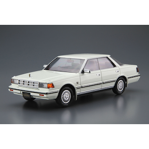 アオシマ｜1/24 ザ・モデルカー No.58 ニッサン Y30 セドリック/グロリア4HT V30EブロアムVIP ’83【00612】｜ABK00612 MC58 ﾆｯｻﾝY30ｾﾄﾞﾘｯｸ/ｸﾞﾛﾘｱ