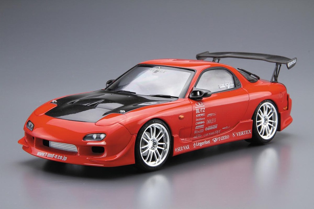 Rx3さん　専用 MODELER'S 1/64 頭文字D セット Vol.13 岩瀬恭子RX-7 (FD3S