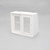 �I�X�}�b�N�b�V�R�؋ˍނ̌y�ʖؐ�Showcase W40H35cm�i�z���C�g�j�bCFB-402535W