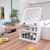 �I�X�}�b�N�b�V�R�؋ˍނ̌y�ʖؐ�Showcase W40H35cm�i�z���C�g�j�bCFB-402535W