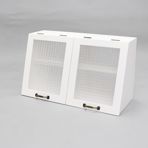�I�X�}�b�N�b�V�R�؋ˍނ̌y�ʖؐ�Showcase W60H35cm�i�z���C�g�j�bCFB-602535W