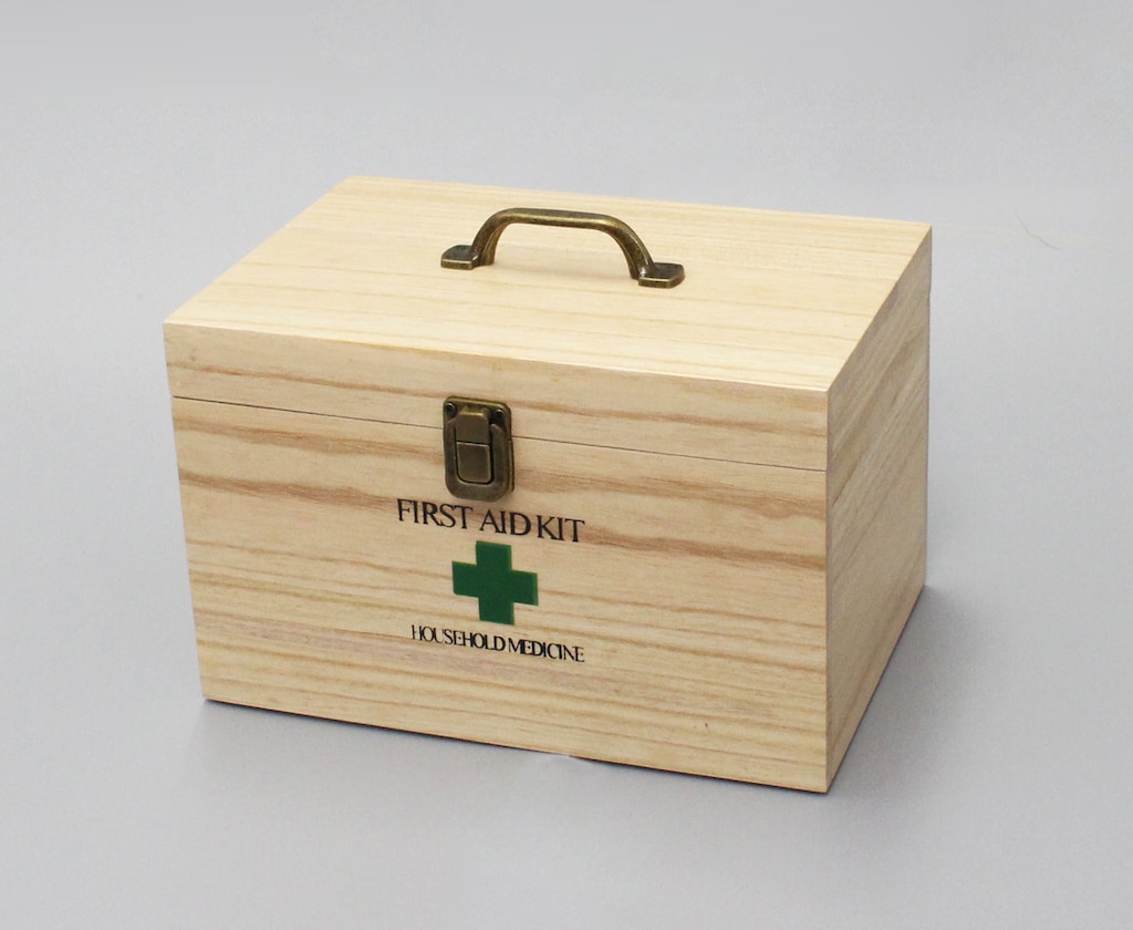 救急箱[木製] 中 | 岳南木工商会 | 0-399-12 | Joshin web