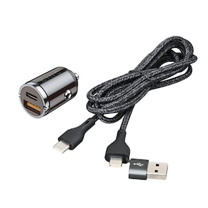 �Z�C���bPD20W�Ή� TYPE-C1�|�[�g/USB1�|�[�g DC�[�d��+TYPE-C�P�[�u���Z�b�g 1.2m�bD615