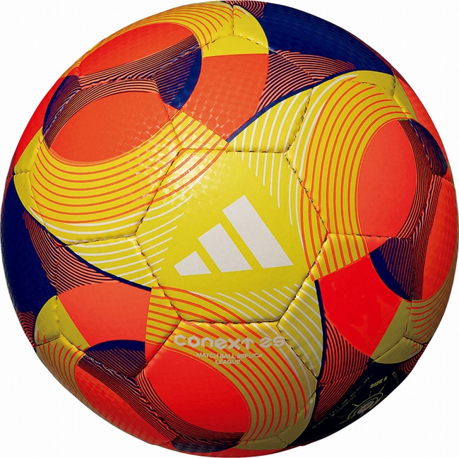 FIFAロゴ入り サッカーボール サイズ4 FIFA 2025 リーグ 4号（オレンジ・サイズ：4号球） | アディダス