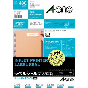 �G�[�����b�C���N�W�F�b�g�����x�� A4�� 24�ʊe��\���p 20�V�[�g�b29194