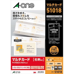 �G�[�����b�}���`�J�[�h �e��v�����^���p�� �����n�@�X�}�[�g���G�R�m�~�[�^�C�v A4�� 10�� ���h�T�C�Y 100�V�[�g�b51018