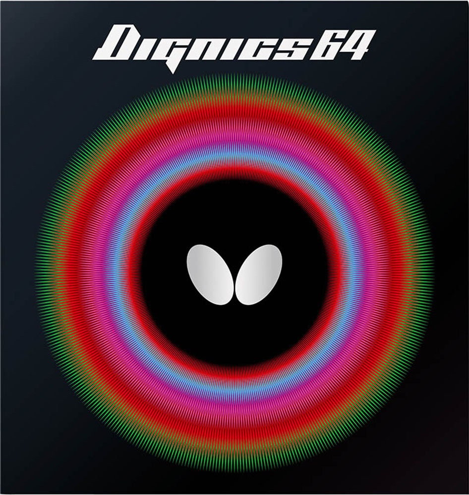 BUTTERFLY - ディグニクス64 赤 1.9 卓球ラバー ディグニクス64（レッド・サイズ：1.9(厚