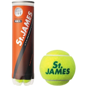 ◼️新品/未開封◼️プレミアム1.5倍長寿命テニスボール St.JAMES 1箱