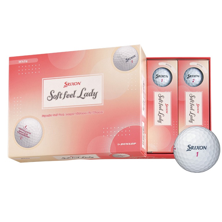 【新品】ゴルフボール（SRIXONレディース）12個✖️4箱 スリクソン SOFT FEEL LADY 2025年モデル ゴルフボール 1ダース