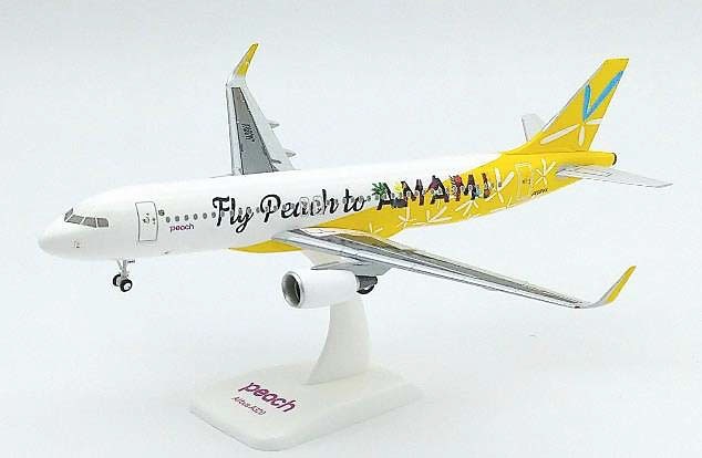 ミニカー　1/200 A320-200 PEACH ”Fly Peach to AMAMI” (JA08VA) [KBH20004] 1/200 A320-200 PEACH ”Fly Peach to AMAMI” (JA08VA)【KBH20004