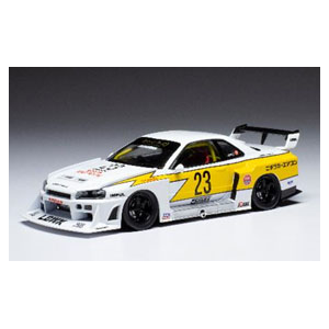 1/43 日産 スカイライン LB-ER34 スーパーシルエット 2020 ホワイト【MOC326】