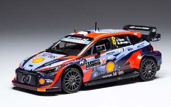 イクソ 1/43 ヒョンデ No.8 2022 WRC ラリー・フィンランド ミニカー