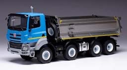 ミニカー　1/43 タトラ フェニックス ユーロ 6 8×8 ダンプ 2016(ブルー) [TRU040] タトラ フェニックス ユーロ 6 8x8 ダンプ 2016 ブルー