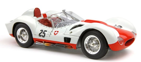 2025年のクリスマスの特別な衣装 1/18 SCCA 1960年4月 「バードケージ」 ティーポ61 マセラティ ミニカー