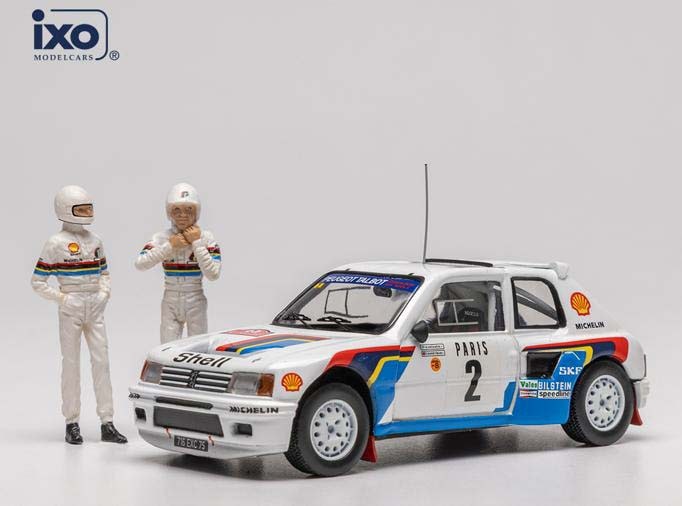 ジョーカー 1/43 プジョー 205 ターボ 16 1985年 ラリー・モンテカルロ 優勝 #2