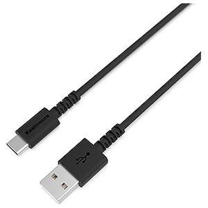 �J�V�����bType-C USB�[�d�������P�[�u�� 2m�i�u���b�N�j�bAJ-627