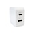 �J�V�����bPD30W�Ή� Type-C1�|�[�g/USB1�|�[�g AC�[�d�� �������� ���o�[�V�u���i�z���C�g�j�bAC-048