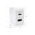 �J�V�����bPD30W�Ή� Type-C1�|�[�g/USB1�|�[�g AC�[�d�� �������� ���o�[�V�u���i�z���C�g�j�bAC-048