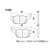 �f�C�g�i�b�S�[���f���p�b�h�� �y No.101 �z �u���[�L�p�b�h�b67585