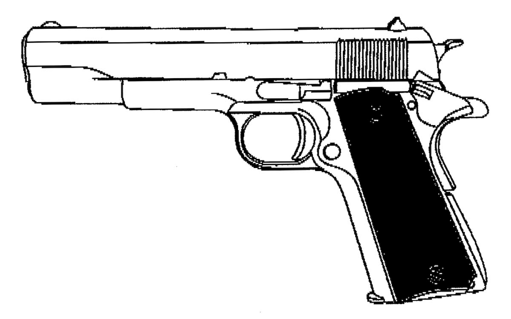 7mmX-PFC 発火モデルガン M1911A1 マットブラックABS【完成品