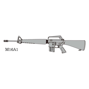 マルシン工業｜COLT M16A1 発火式金属製モデルガン 完成品｜ﾏﾙｼﾝ COLT M16A1