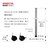 �G���N�^�[�V�F���t�b�x�[�V�b�N�V���[�Y �L���X�^�[ �X�g�b�p�[�t 50mm (2��)�bBDRS50